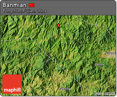 Satellite Map of Banmian