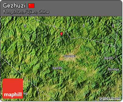 Satellite Map of Gezhuzi