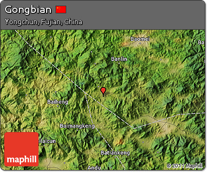 Satellite Map of Gongbian