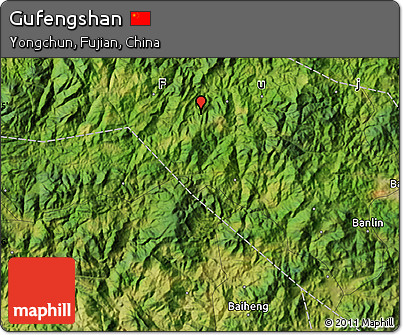 Satellite Map of Gufengshan