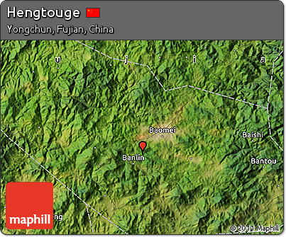 Satellite Map of Hengtouge