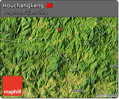 Satellite Map of Houchangkeng