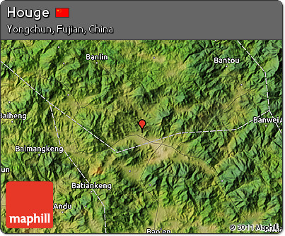 Satellite Map of Houge