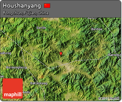 Satellite Map of Houshanyang