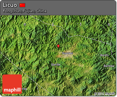 Satellite Map of Licuo