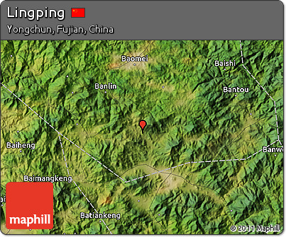Satellite Map of Lingping