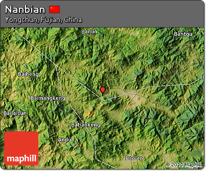 Satellite Map of Nanbian