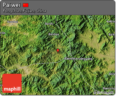 Satellite Map of Paiwei