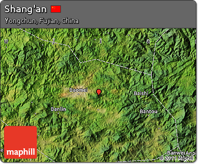 Satellite Map of Shang'an