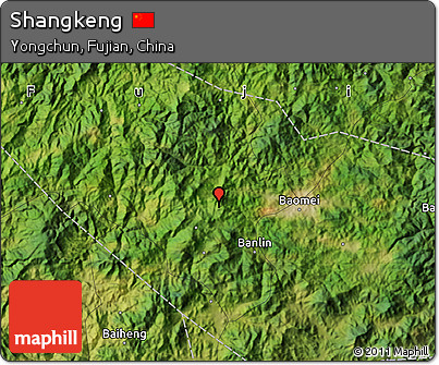 Satellite Map of Shangkeng