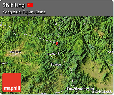 Satellite Map of Shitiling