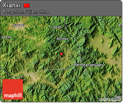 Satellite Map of Xianxi