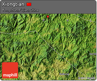 Satellite Map of Xiongtian