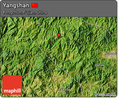Satellite Map of Yangshan