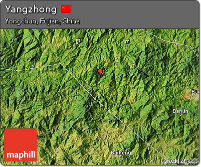 Satellite Map of Yangzhong