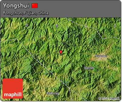 Satellite Map of Yongshui