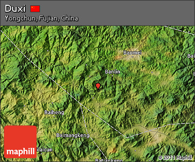 Satellite Map of Duxi