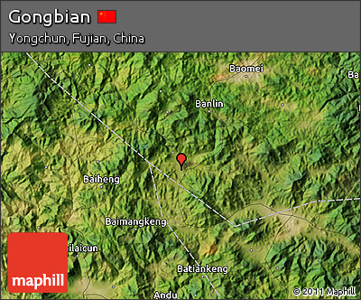 Satellite Map of Gongbian