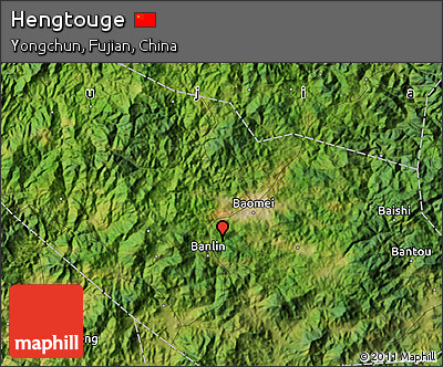 Satellite Map of Hengtouge