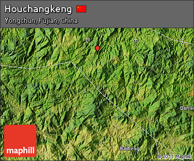 Satellite Map of Houchangkeng