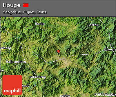 Satellite Map of Houge