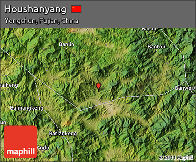 Satellite Map of Houshanyang