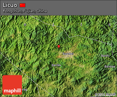 Satellite Map of Licuo