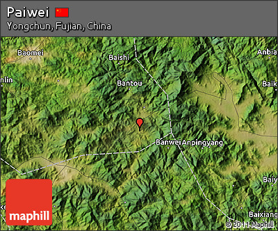 Satellite Map of Paiwei