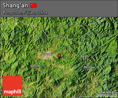 Satellite Map of Shang'an