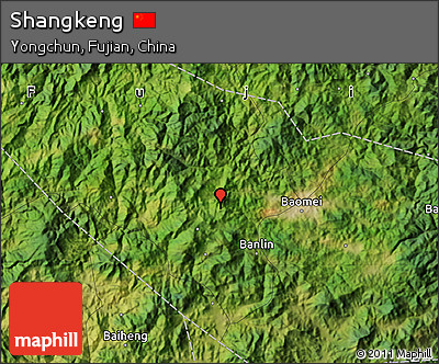 Satellite Map of Shangkeng