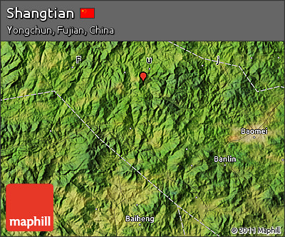 Satellite Map of Shangtian
