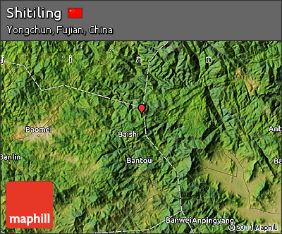 Satellite Map of Shitiling