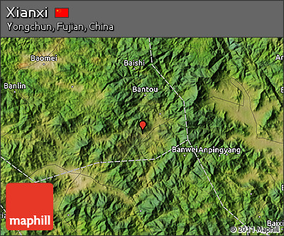 Satellite Map of Xianxi