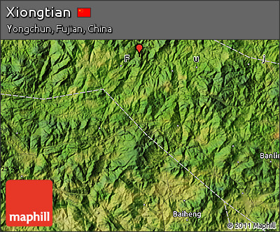Satellite Map of Xiongtian