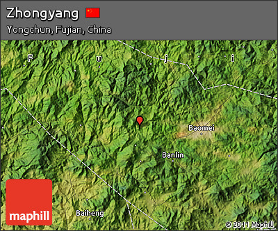 Satellite Map of Zhongyang