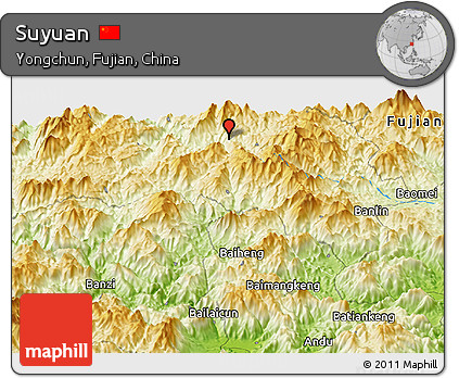 Physical Panoramic Map of Suyuan