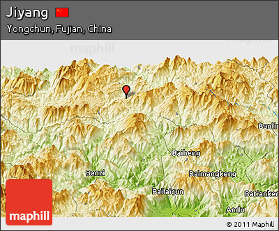 Physical Panoramic Map of Jiyang
