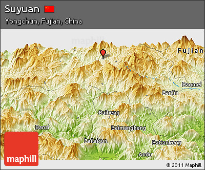 Physical Panoramic Map of Suyuan