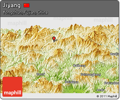 Physical Panoramic Map of Jiyang