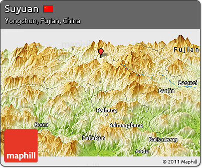 Physical Panoramic Map of Suyuan