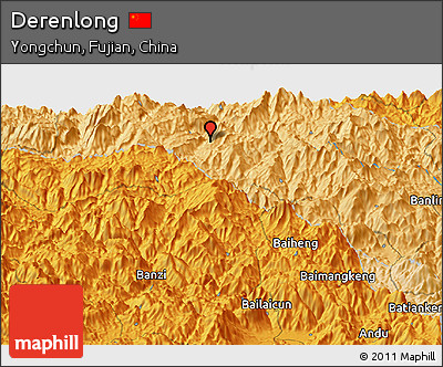 Political Panoramic Map of Derenlong