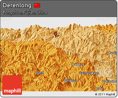 Political Panoramic Map of Derenlong