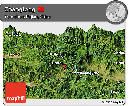 Satellite Panoramic Map of Changlong
