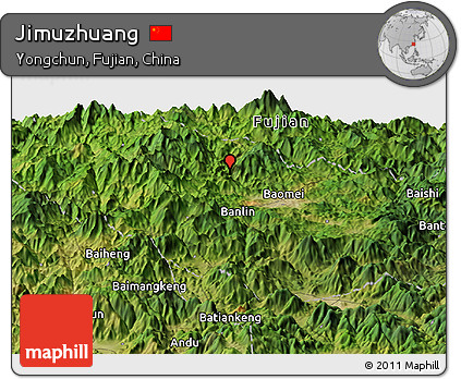 Satellite Panoramic Map of Jimuzhuang