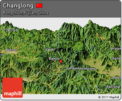 Satellite Panoramic Map of Changlong
