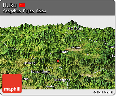 Satellite Panoramic Map of Huku