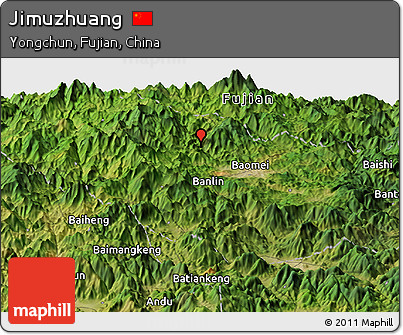 Satellite Panoramic Map of Jimuzhuang