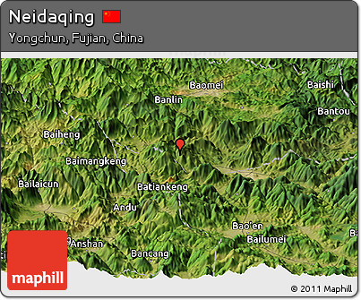 Satellite Panoramic Map of Neidaqing