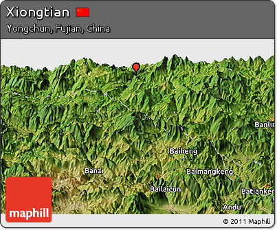 Satellite Panoramic Map of Xiongtian