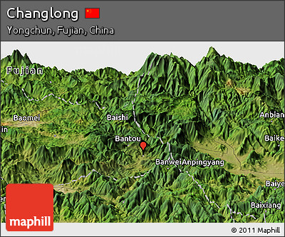 Satellite Panoramic Map of Changlong